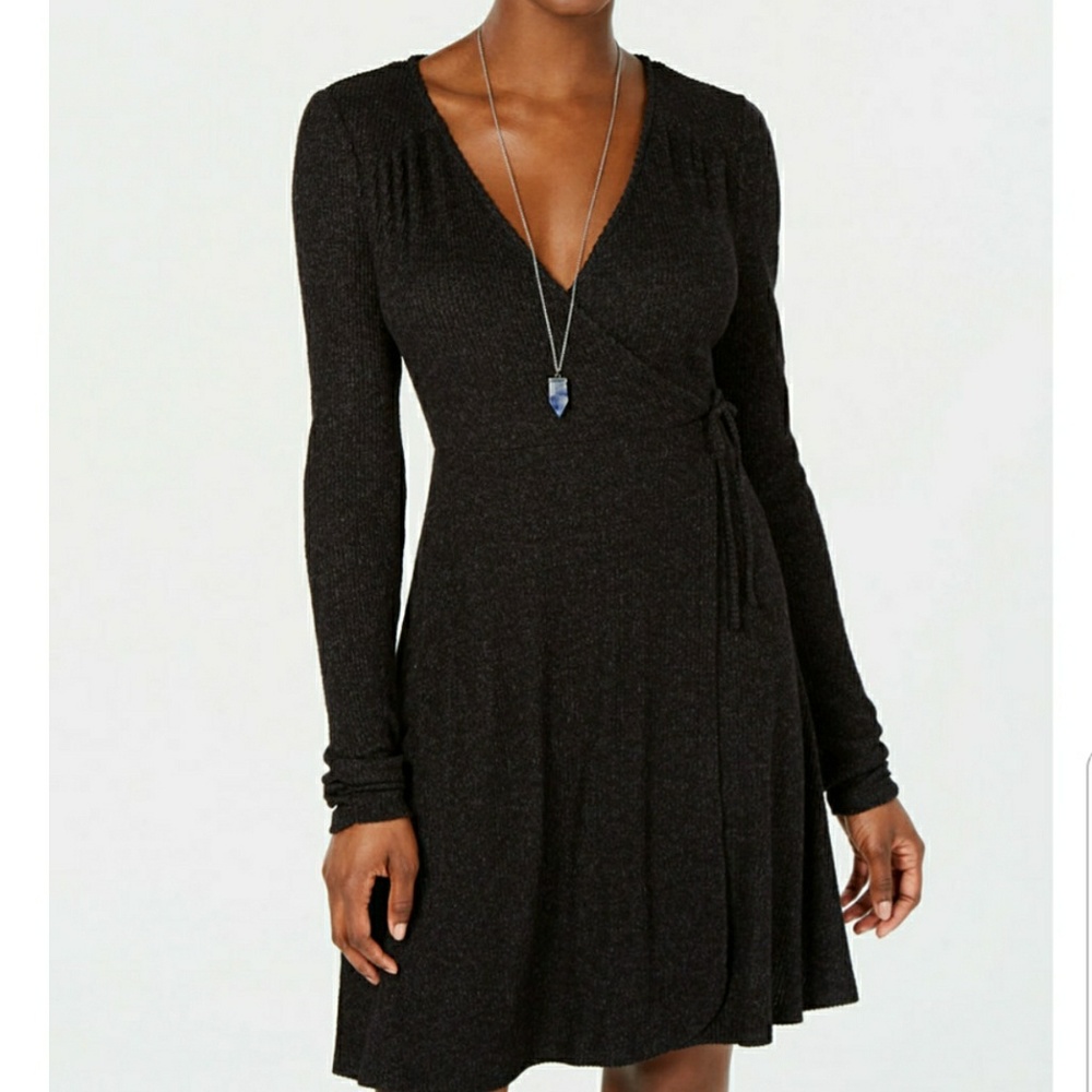 American Rag Juniors' Faux-Wrap Dress